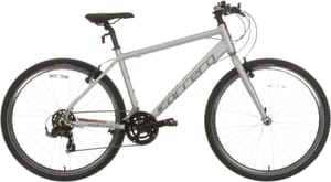 Carrera Parva Men's Hybrid Bike, Silver, Sizes S-M-L