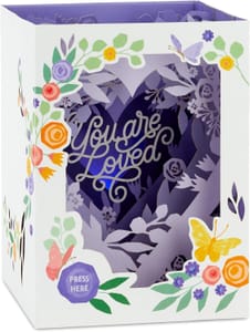 Hallmark Mothers Day 3D Pop-up Floral Diorama Card with Light and Music