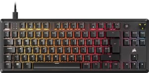 Corsair K70 CORE TKL RGB Mechanical Keyboard, QWERTY UK, Black