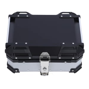 Brrnoo Motorcycle Tail Bag Luggage Box 28L, Shockproof, Silver