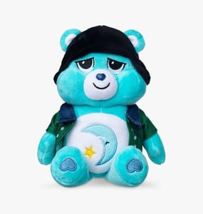 Basic Fun Care Bears X Stranger Things Bedtime Bear Mike, 22cm, Limited Edition