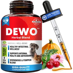 Natural Worming for Dogs, Cats, Kittens Herbal Defense - £9.59 S&S Voucher