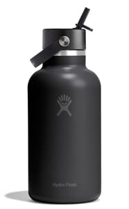 Hydro Flask 64 Oz Insulated Stainless Steel Bottle, Black, Leakproof