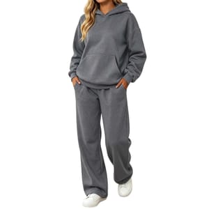 Women's Oversized Tracksuit 2-Piece Hoodie & Sweatpants
