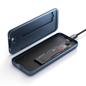 USB4 M.2 NVMe Enclosure, 40Gbps, Dual-Sided Cooling, TB4/USB4, M1-M4, 2230-2280