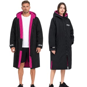 Winthome Windproof Waterproof Changing Robe with Fleece Lining