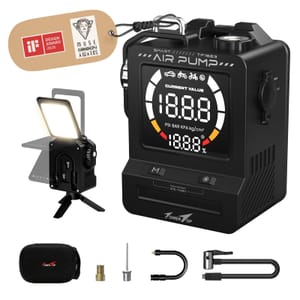 TowerTop 3-in-1 Portable Tyre Inflator, Light, Power Bank