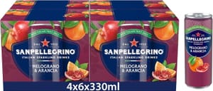 San Pellegrino Pomegranate and Orange Sparkling Drinks 4x6x330ml - £14.40 S&S