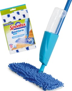 Spontex Quick Spray Duo Flat Mop with No-Touch, Reversible Head - £16.62 S&S