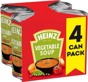 DEAL STACK - Heinz Vegetable Soup 4x400g - £3.03 S&S Voucher