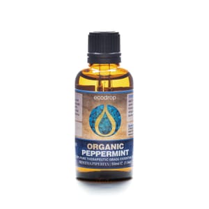 Ecodrop Organic Peppermint Essential Oil 50ml - £11.69 S&S Voucher