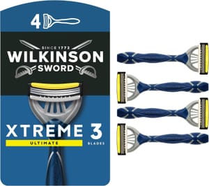 Wilkinson Sword Xtreme 3 Ultimate Men's Razors, 4 Pack - £2.66 S&S Voucher