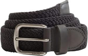 Levi's Women's Austin Stretch Woven Belt, Black, 80