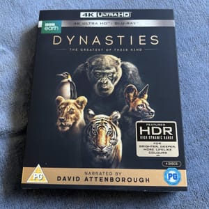 Dynasties 4K UHD Blu-Ray - Sir David Attenborough - New Sealed