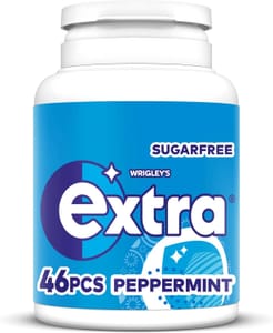 Wrigley's Extra Peppermint Sugar-Free Gum, 46-Piece Bottle - £1.70 S&S Voucher