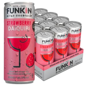 DEAL STACK - FUNKIN Strawberry Daiquiri Nitro Cans 200ml 12 - £19.14 S&S Voucher