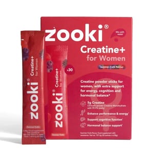Zooki Creatine+ Women 5g Monohydrate, Summer Fruits - £17.09 S&S Voucher