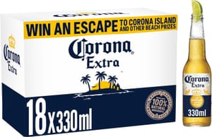 Corona Extra Lager Beer Bottle, 4.5% - 18 X 330ml (Delayed Delivery)