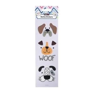 Dog Face Bottle Stickers