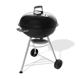 Weber Compact Kettle Charcoal Barbecue 57cm with Stand Wheels