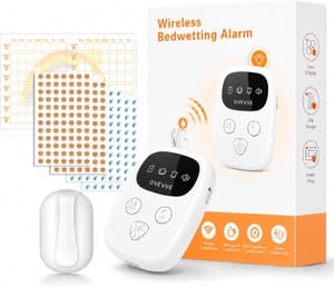 Wireless Bedwetting Alarm for Kids, 7 Melodies and 3 Modes