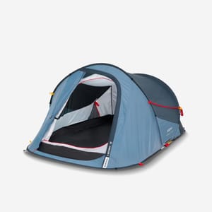 2-Person Instant Camping Tent, 2 Seconds - Blue