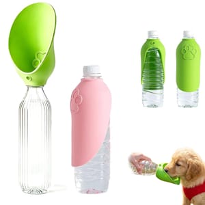 Silicone Portable Dog Water Bottle Drinking Cap