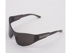 Balenciaga  Black Wrap around Sunglasses