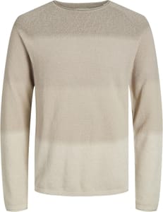 Jack & Jones Jjehill Crew Neck Knitted Jumper Beige S