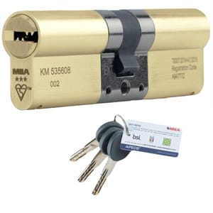 Brass 3-Star Euro Cylinder Anti-Snap High-Security uPVC TS007 Lock