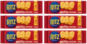 6x Ritz Breaks Original Crackers,190g (1140g in Total) £3.40/£2.80 S&S