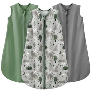 Yoofoss Baby Sleeping Bag 0.5 Tog, 0-6 Months, 3-Pack