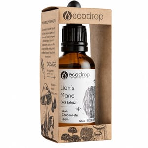 Ecodrop Lions Mane Mushroom Supplement 50ml - £16.24 S&S Voucher