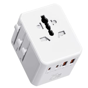 Auxmir Universal Travel Adapter, 25W, 2x USB-C & 2x USB-A