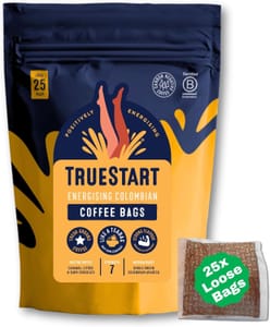 TrueStart Smooth Energising Colombian Coffee Bags, 25 Pack - £7.12 S&S