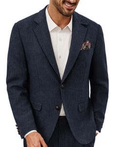 Paul Jones Men's Wool Blend Tweed Blazer