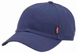 Levi's Men's Classic Twill Red Tab Baseball Cap, Navy Blue