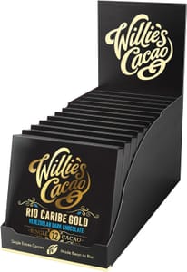 Willie's Cacao 72% Rio Caribe Dark Chocolate, 50g X 12