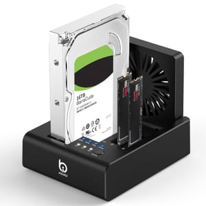 M.2 NVMe & SATA Docking Station with Offline Cloning