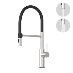 Kitchen Tap with Pull-out Spray, Brushed Nickel, Single-Handle