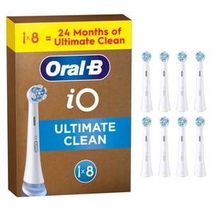Oral-B iO Ultimate Clean Brush Heads, 8 Count, White - £34.45 S&S