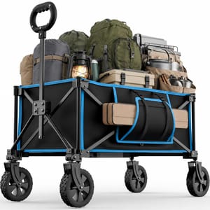 Camping Folding Wagon 100-140L Beach Cart