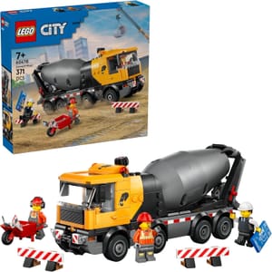 LEGO City Cement Mixer Truck with 3 Minifigures 60478