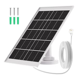 7W Solar Panel for Google Nest Cam with 4m Cable