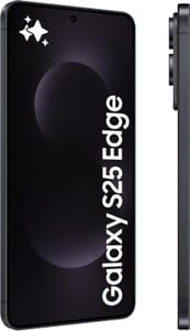 Samsung Galaxy S25 Edge AI Smartphone, 200MP Camera, JetBlack