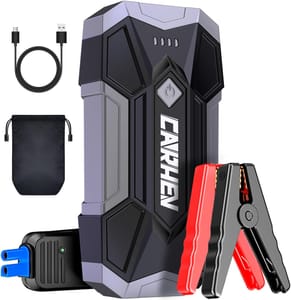 4500A Jump Starter Power Bank, 8.0L Gas/Diesel, LED Flashlight, Portable