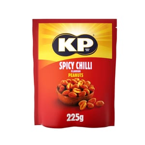 KP Nuts Spicy Chilli Flavour Peanuts 225g Pack