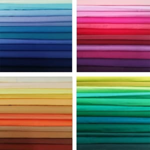 12"x12" 50pcs Cotton Fabric Squares for Sewing Quilting Supplies-Solid