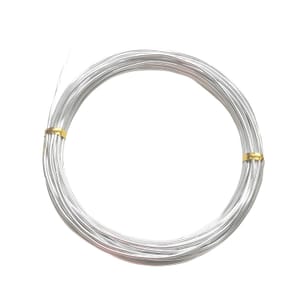 15 Gauge Aluminum Craft Wire, 32.8 Ft (10 M), Silver