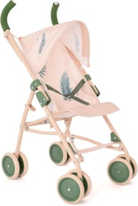 Roma RHS Fern Dolls Pram, 42cm, Swivel Wheels, Retractable Hood